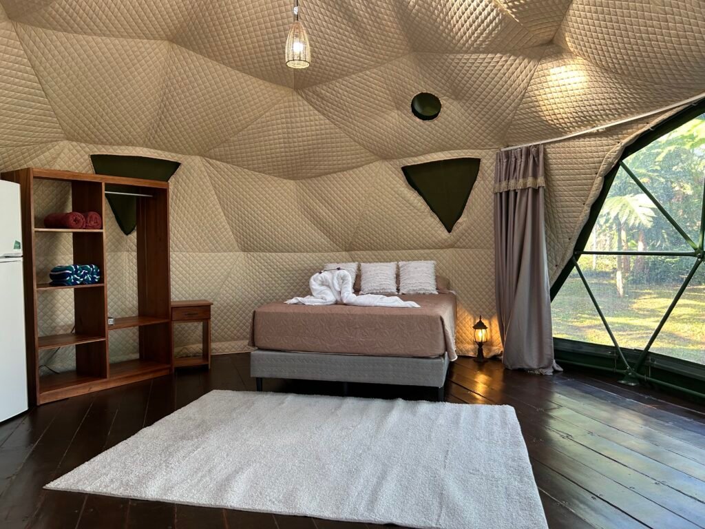 private dome with jacuzzi