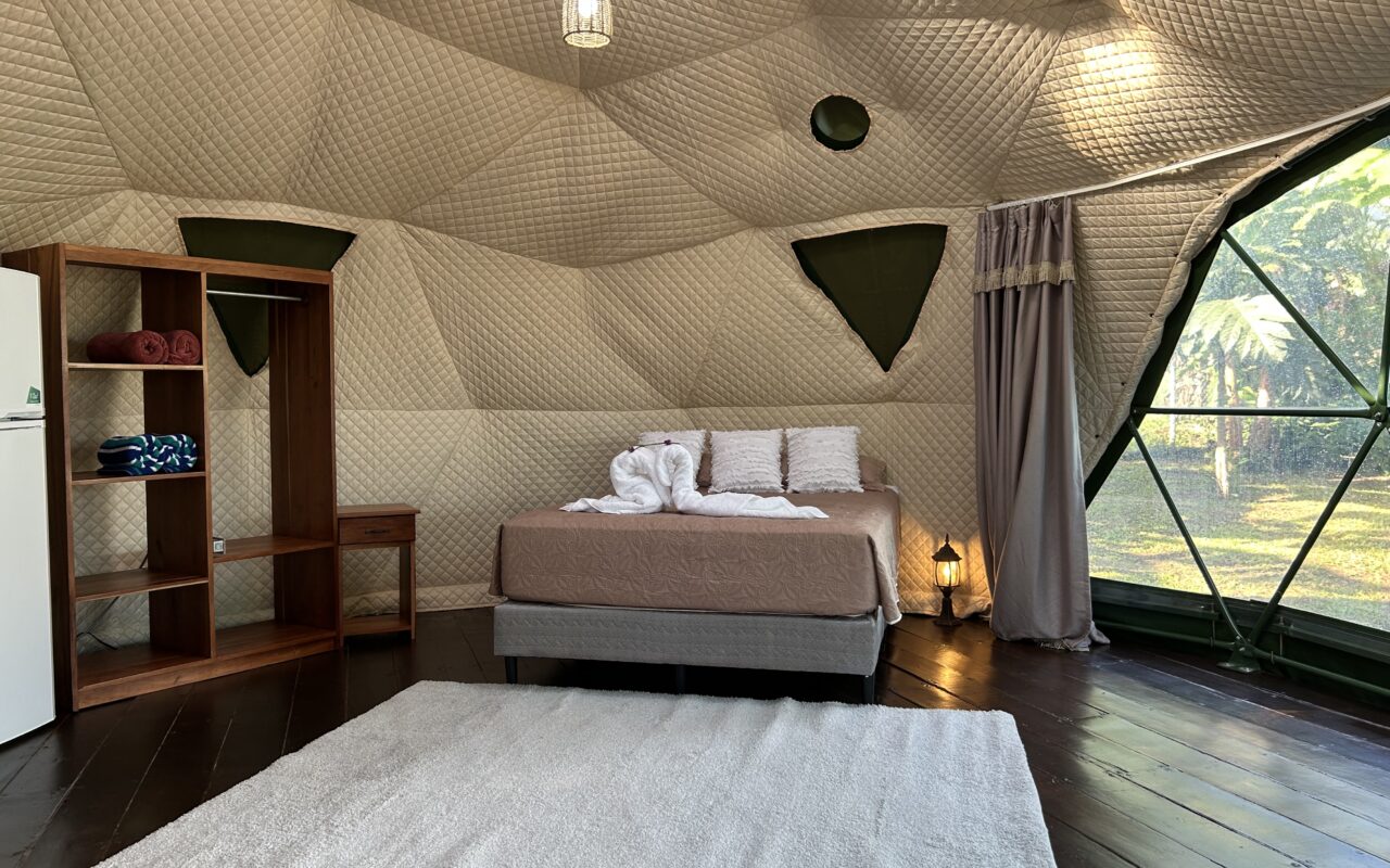 private dome with jacuzzi