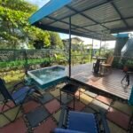 eco glamping with volcano views